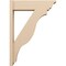 Ekena Millwork 8-in W x 30-in D x 42-in H Funston Trad Rough Cedar Woodgrain TimberThane Outlooker, Primed Tan OUTUR080X30X42FST04RCPR - alternate 2